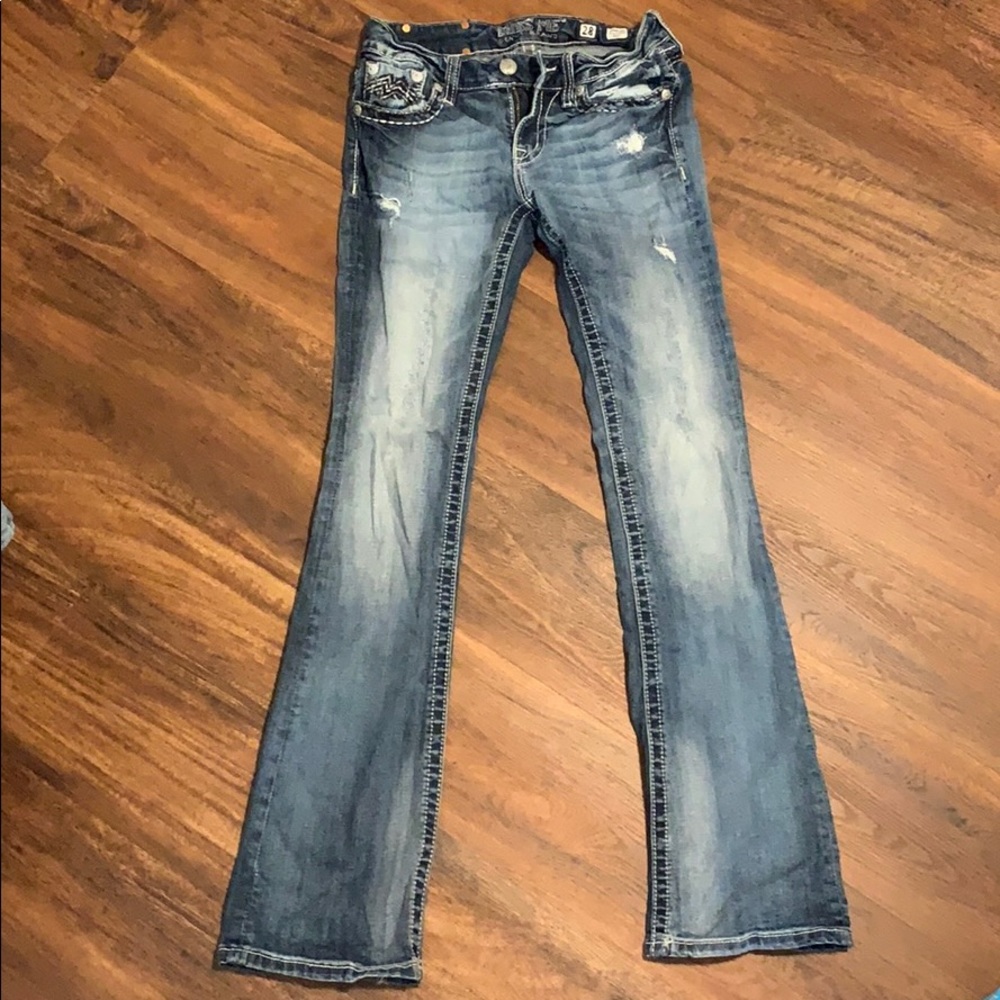 Miss Me signature Boot Cur Jeans